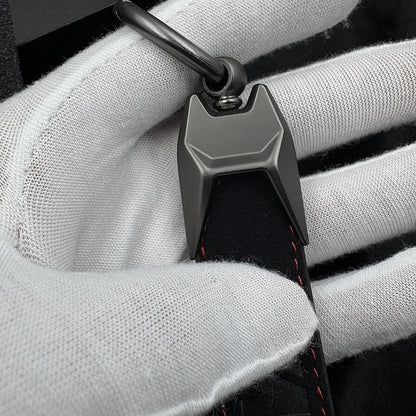 High Grade Suede Leather Car Keychain Key Rings with SMART LOGO for Smart 451 Brabus Smart 453 Fortwo Forfour car accessories
