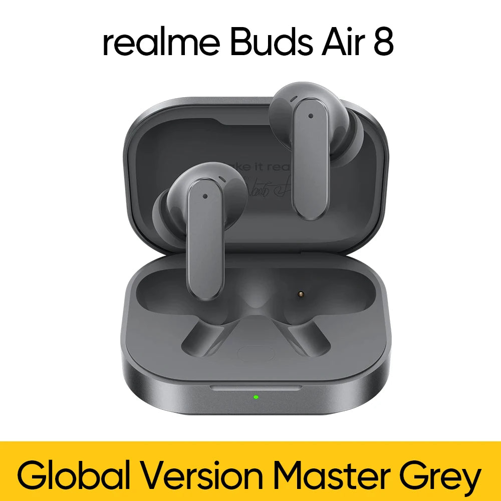 realme Buds Air 8  Wireless Earphone Bluetooth 5.4 Active Noise Cancelling True  Hours Battery TWS Earbuds Global Version