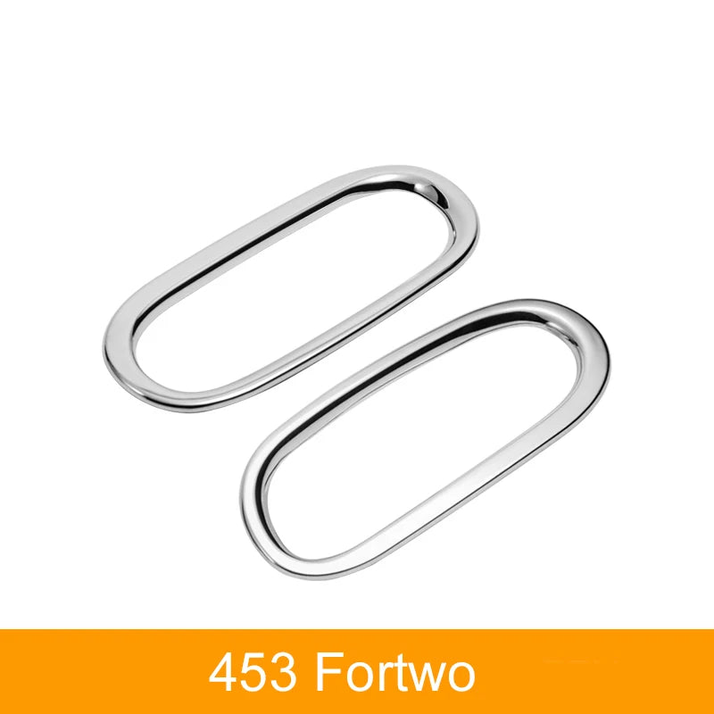 2020 Car Accessories for Smart 453 fortw Front Bumper Lights With Turning Signal Decorative Stickers Dynamic Turning Lights Trim