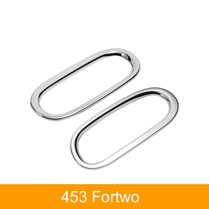 2020 Car Accessories for Smart 453 fortw Front Bumper Lights With Turning Signal Decorative Stickers Dynamic Turning Lights Trim