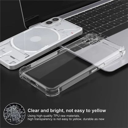 Clear Case For Nothing Phone 1 2 One Two Thick Shockproof Soft Silicone Phone Cover No thing Phone1 Phone2