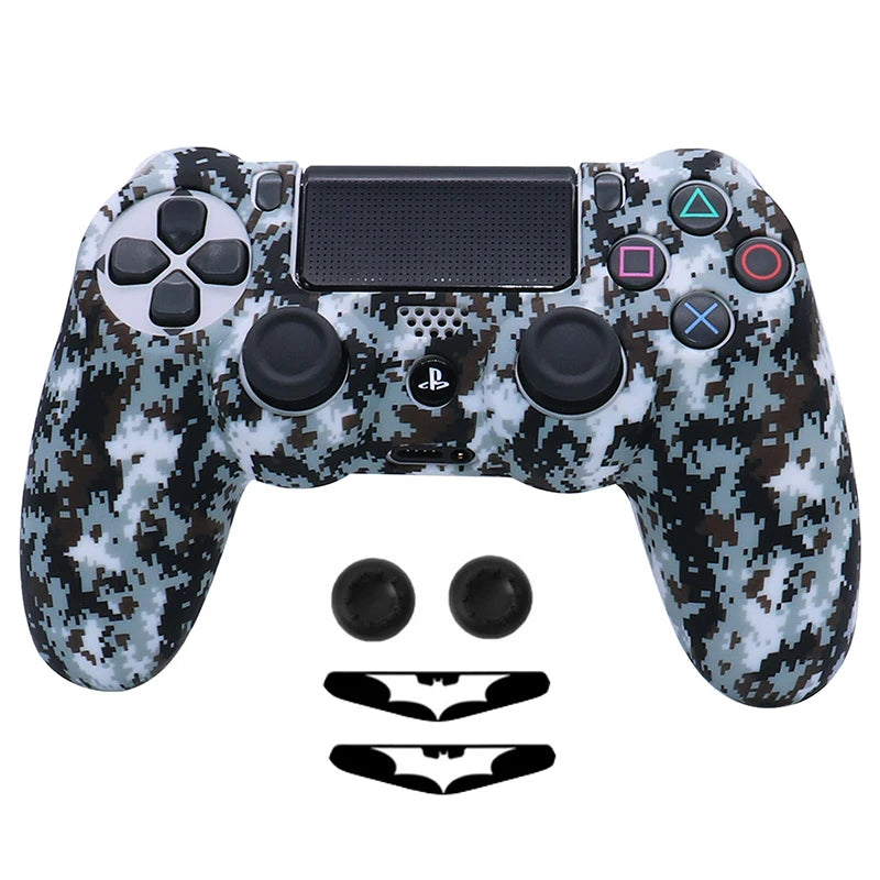 Soft Silicone Case Cover For PS 4 Controle Shell For PS4 Controller Skin Gamepad Joystick Controle Cases Covers