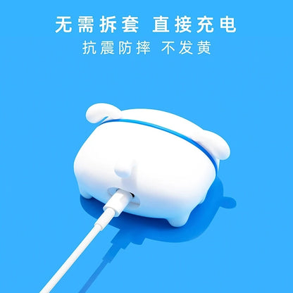 For Airpods 1 2 3 4 Pro Pro 2 Pro 3 Nohara Shiro Silicone Earphone Case Accessories Cover