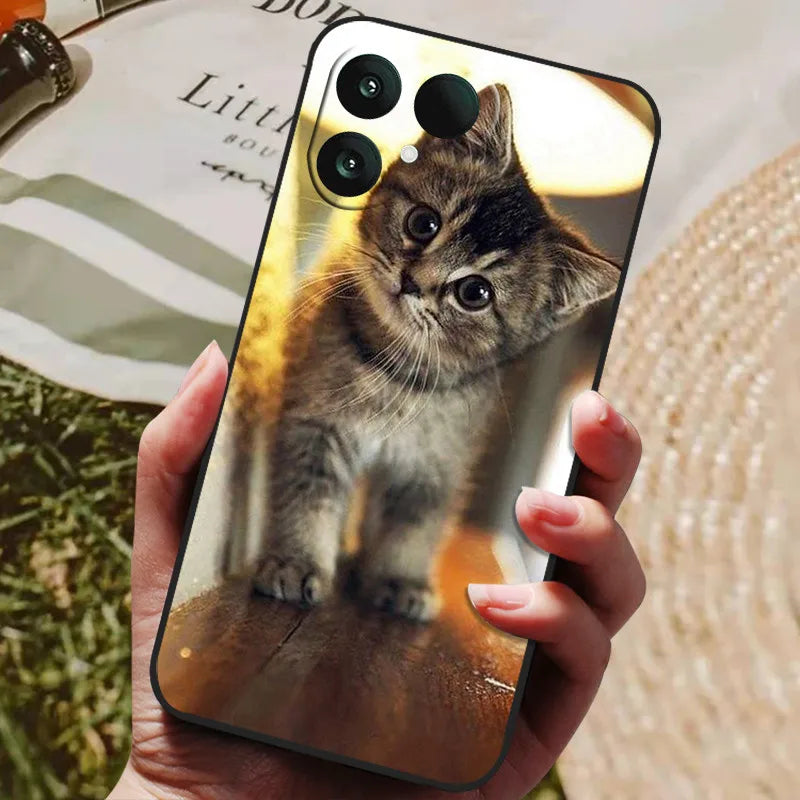 Case For Fairphone 6 Phone Cover Luxury TPU For Fairphone (Gen. 6) Fairphone6 Soft Black Slim Silicone Anti Drop Back Covers