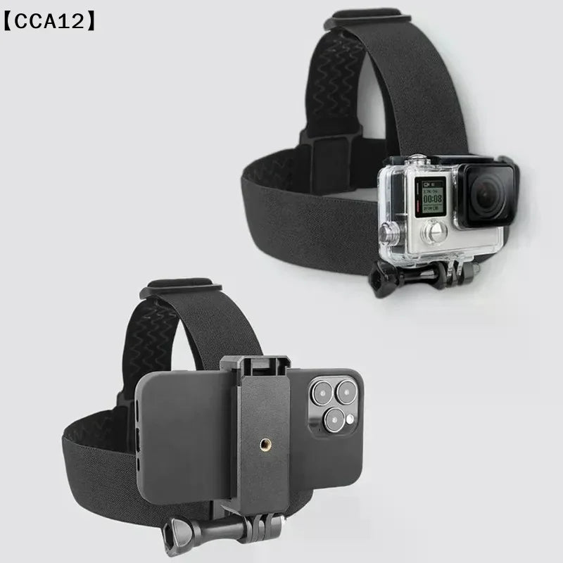 Head-Mounted Phone Holder First-Person Video Live Headband Body Mount For Phone Smartphones Action Camera