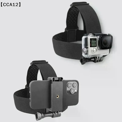 Head-Mounted Phone Holder First-Person Video Live Headband Body Mount For Phone Smartphones Action Camera