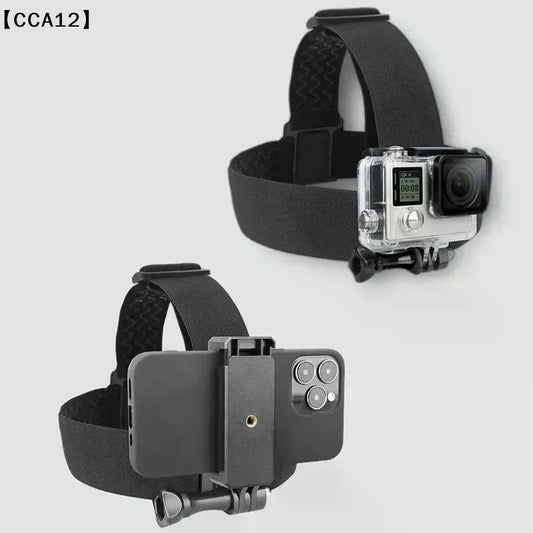 Head-Mounted Phone Holder First-Person Video Live Headband Body Mount For Phone Smartphones Action Camera