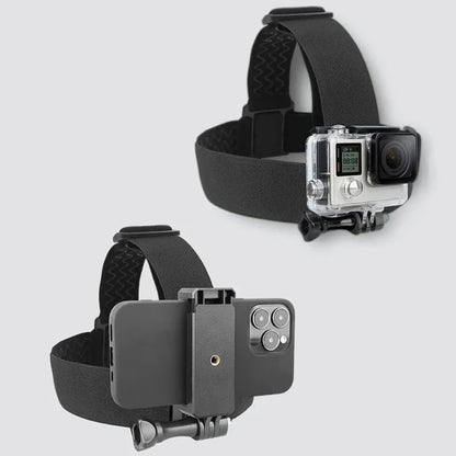 Head-Mounted Phone Holder First-Person Video Live Headband Body Mount For Phone Smartphones Action Camera