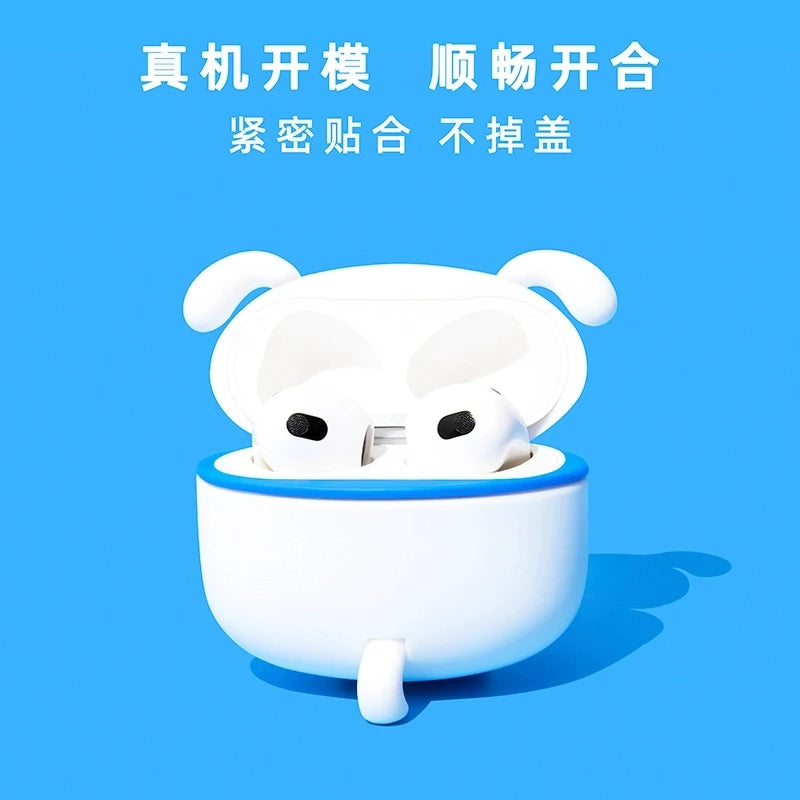 For Airpods 1 2 3 4 Pro Pro 2 Pro 3 Nohara Shiro Silicone Earphone Case Accessories Cover