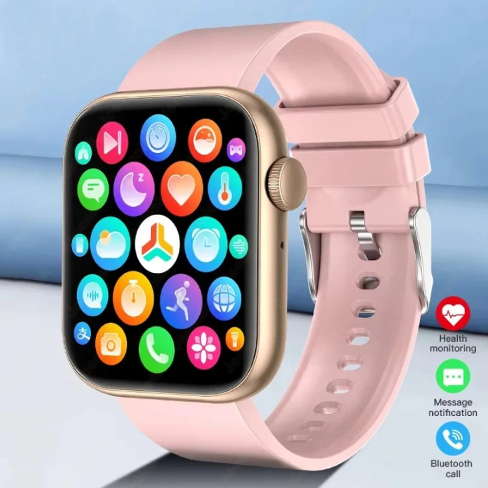 New Smart Watch For Women Full Touch Screen Bluetooth Call Waterproof Watches Sport Fitness Tracker Smartwatch Lady Reloj Mujer