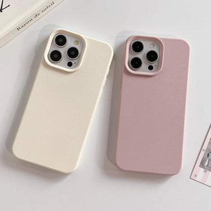 Leather Phone Case For iPhone 17 Pro Max 16 18 Pro Max 13 11 15 14 Plus 12 17 Air 17Promax Shockproof Soft TPU Funda Cover Coque