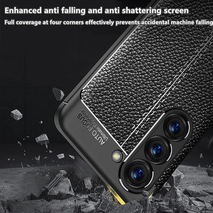 For Samsung Galaxy S23 Plus Case Cover Samsung S23 S 23 Plus Ultra Capa Shockproof TPU Leather For Fundas Samsung S23 Plus Coque