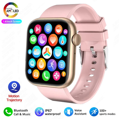 New Smart Watch For Women Full Touch Screen Bluetooth Call Waterproof Watches Sport Fitness Tracker Smartwatch Lady Reloj Mujer