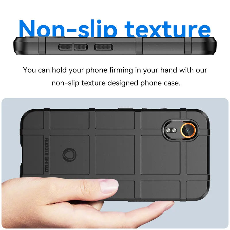 For Samsung Galaxy XCover7 Case Samsung Galaxy XCover7 Cover Shockproof Armor Rubber Anti-Slip Phone Case Samsung Galaxy XCover7