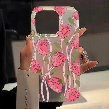 Transparent Matte Cases For iPhone 17 16 18 15 Pro Max Case iPhone 14 12 11 13 17 Air Fundas Shockproof Cover Soft Phone Bumper