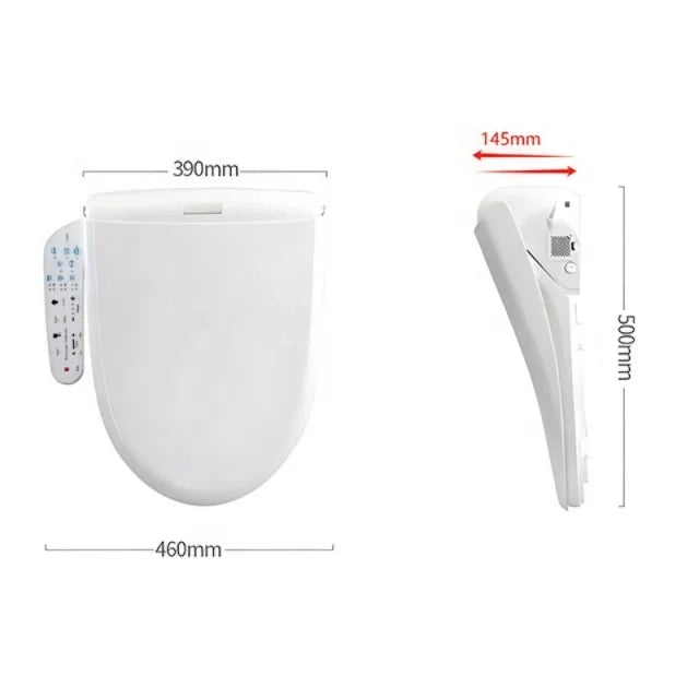 Acrylic slender smart toilet seat accessories for bathroom and toilet smart toilet seats with remote control