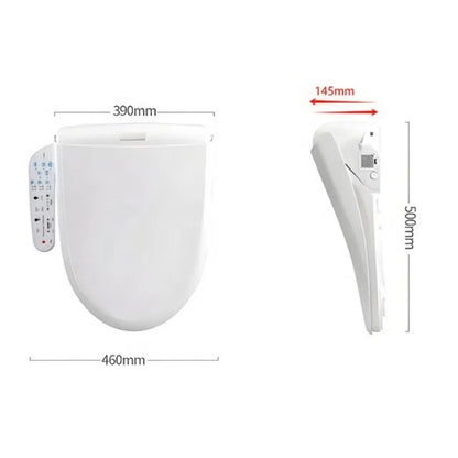 Acrylic slender smart toilet seat accessories for bathroom and toilet smart toilet seats with remote control
