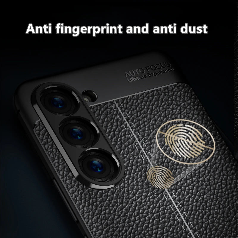 For Samsung Galaxy S23 Plus Case Cover Samsung S23 S 23 Plus Ultra Capa Shockproof TPU Leather For Fundas Samsung S23 Plus Coque