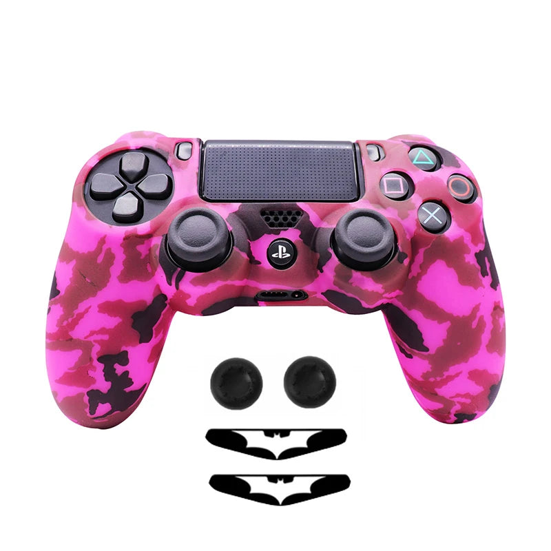 Soft Silicone Case Cover For PS 4 Controle Shell For PS4 Controller Skin Gamepad Joystick Controle Cases Covers
