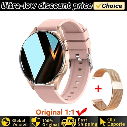 Smartwatch Women Watch 6 Health Monitoring Watch Waterproof Voice Assistant Bluetooth Call Smart Watch 2026 New Sports Watch