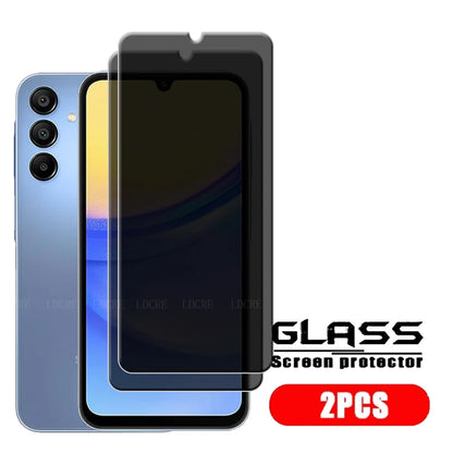 4Pcs For Samsung Galaxy A16 Glass For Samsung A16 Screen Protector 9H HD Protective Anti-Spy Privacy Tempered Glass Samsung A16