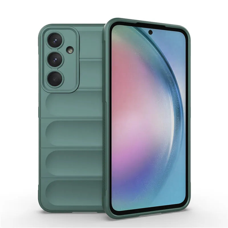 For Samsung Galaxy A55 Case Samsung A55 Cover Silicone Bumper Shield Protective Phone Cases On For Samsung A55 A35 A15 A14 Funda