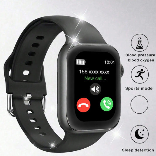 Smart Watch, Wireless Call/Dial, Multi-Sport Mode, Multiple APP Reminders, Suitable for Men and Women, Compatible with IPhone/An