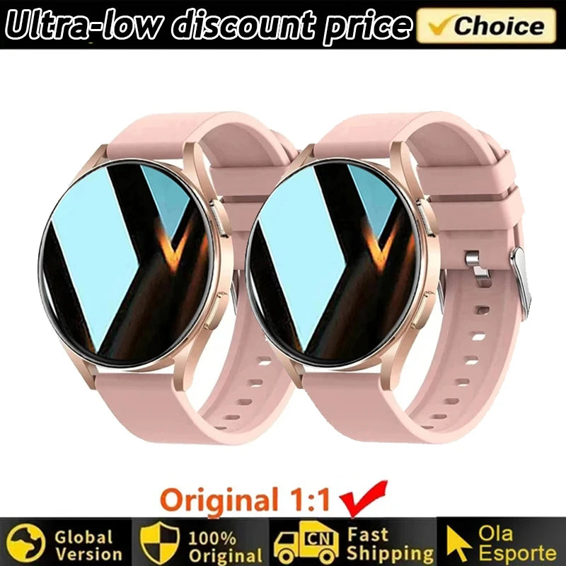 Smartwatch Women Watch 6 Health Monitoring Watch Waterproof Voice Assistant Bluetooth Call Smart Watch 2026 New Sports Watch