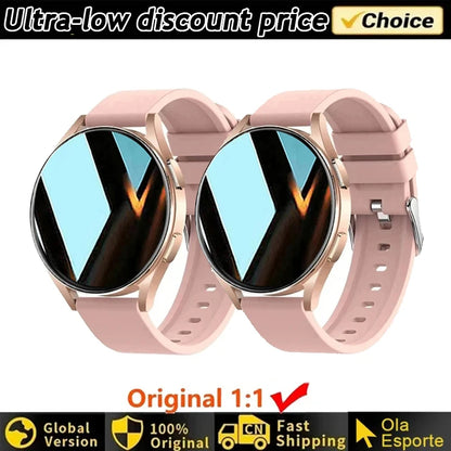 Smartwatch Women Watch 6 Health Monitoring Watch Waterproof Voice Assistant Bluetooth Call Smart Watch 2026 New Sports Watch