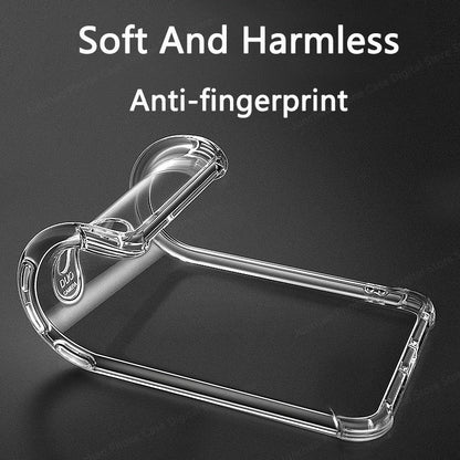 Shockproof Clear Soft Back Case For Samsung Galaxy S24 S24Ultra S24Plus S24FE Transparent Phone Cases Covers