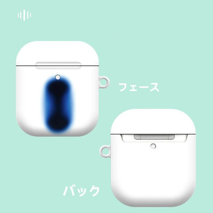 Ins Minimalist and Personalized Blue Dot Blending Shockproof Protective Cover Case for AirPods 1 2 3 4 Pro2 with Charm Pendant