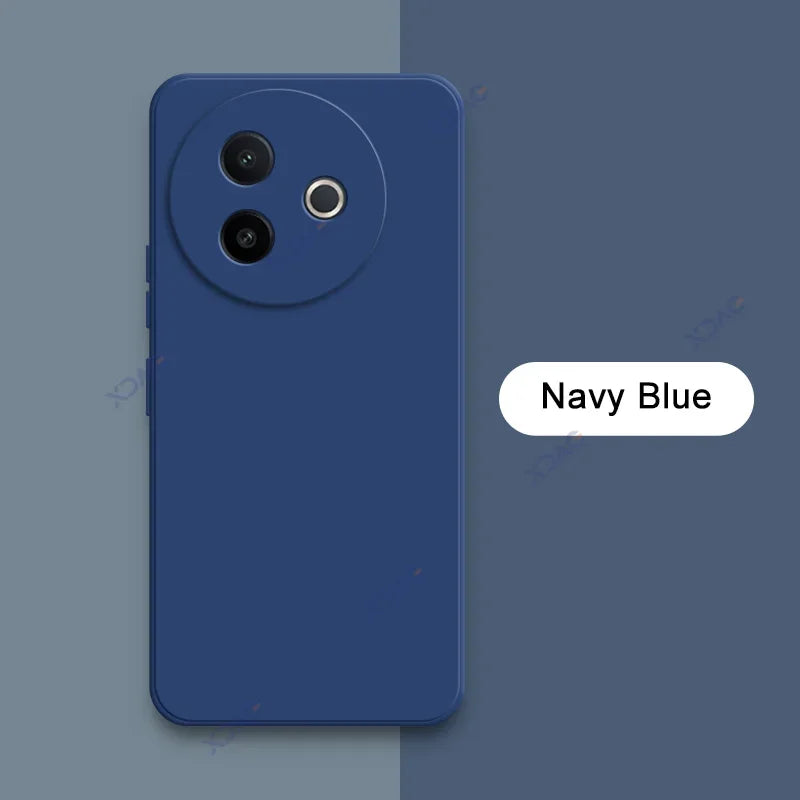 Luxury Dual Layer Cellphones Cases Covers for VIVO Y39 5G 6.68" Global Lens Protection VIVOY39 Soft Candy Silicone Square Armor