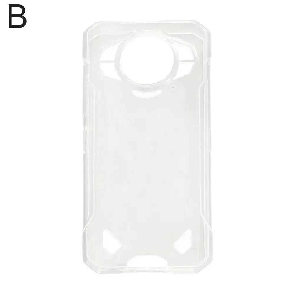 Case For Doogee S200 5G Black/ Transparent Phone Cover For Doogee S 200 Protective Shell Back Cases Funda U7P5
