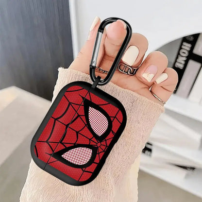 Earphone Cases Cover Case For Airpods 1 2 Pro3 3 4 Pro Pro2 Black Spider Design
