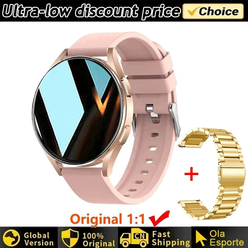 Smartwatch Women Watch 6 Health Monitoring Watch Waterproof Voice Assistant Bluetooth Call Smart Watch 2026 New Sports Watch