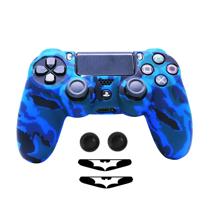 Soft Silicone Case Cover For PS 4 Controle Shell For PS4 Controller Skin Gamepad Joystick Controle Cases Covers