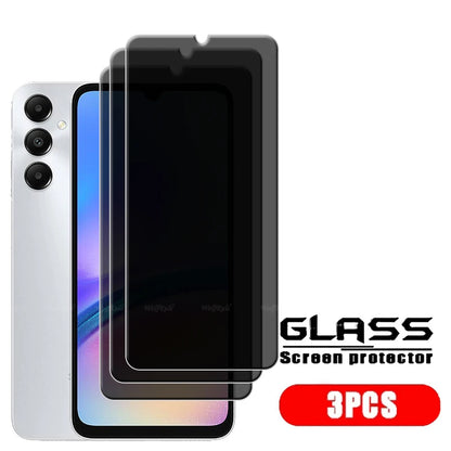 4Pcs For Samsung A05S Glass Samsung Galaxy A05S Tempered Glass Phone Privacy Anti-Spy Cover Glue Screen Protector Samsung A05S