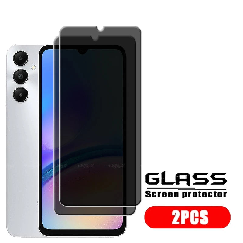 4Pcs For Samsung A05S Glass Samsung Galaxy A05S Tempered Glass Phone Privacy Anti-Spy Cover Glue Screen Protector Samsung A05S