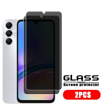4Pcs For Samsung A05S Glass Samsung Galaxy A05S Tempered Glass Phone Privacy Anti-Spy Cover Glue Screen Protector Samsung A05S