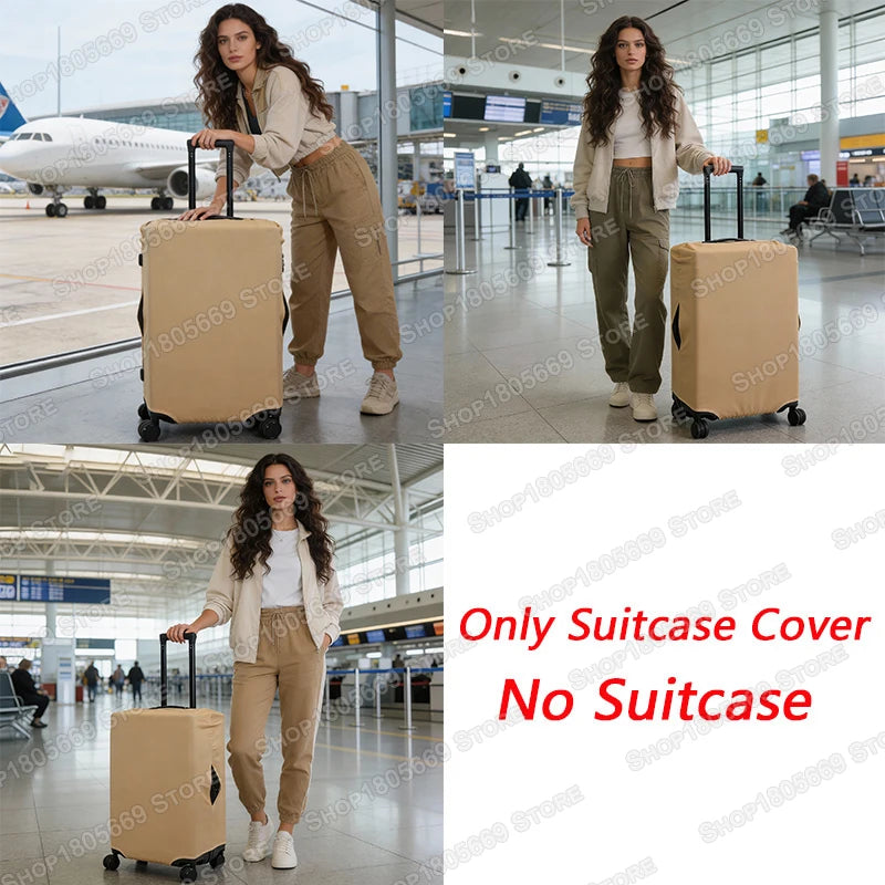 Funny Underwater Sea Animal Print Luggage Cover Elastic Suitcase Cover for Travelling Anti-dust Trolley Cases Covers