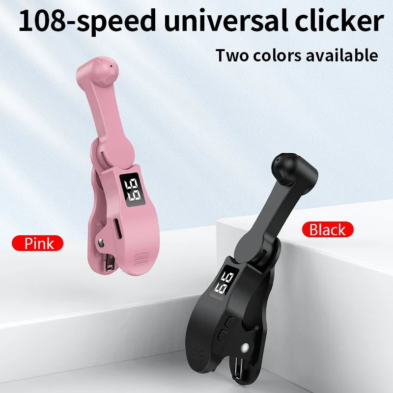 New! For Smart Phone Apps Video Live Streaming Gadget  Smartphone Game Screen Touch Tripods Screen Auto Clicker
