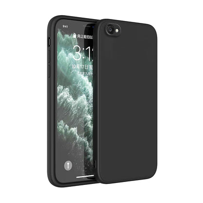 Square Liquid Silicone Soft Case For iphone 6 6s 7 8 Plus SE 2020 2022 Siquare Luxury Classic Phone Cover Funda