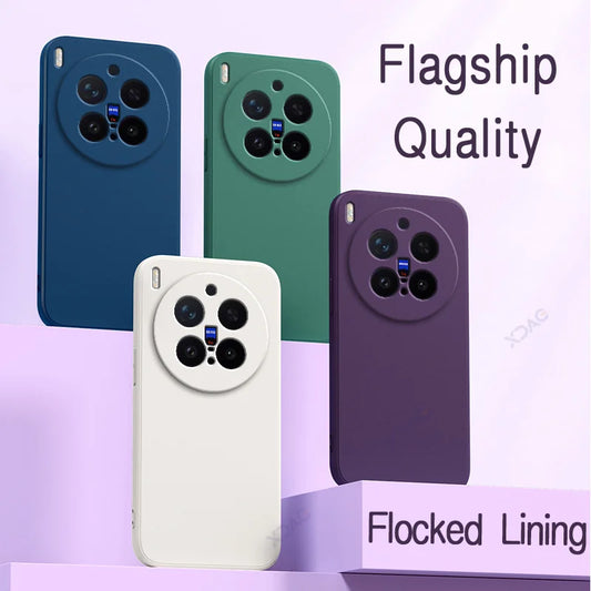 Original Candy Fashion Cases Covers for VIVO X300 Pro Ultra X300Ultra X300Pro VIVOX300 Soft Square Liquid Silicone Phone Housing