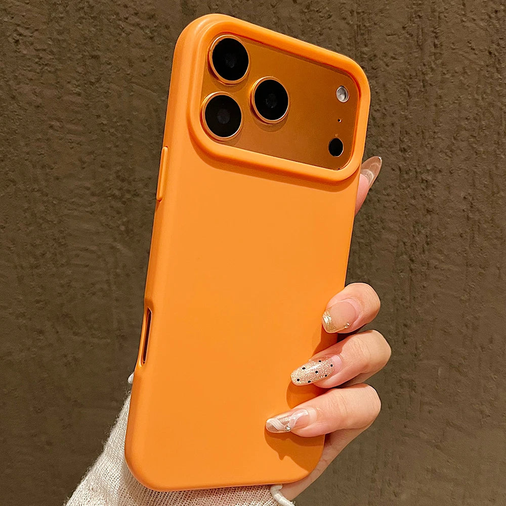 Candy Color Silicone Protective Phone Case For iPhone 17 Pro Max 17 Air 17 Pro Shockproof Matte Soft TPU Bumper Back Cases Cover