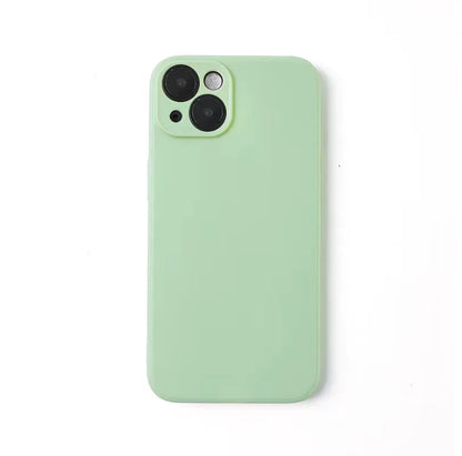 Luxury Silicone Phone Case for iPhone 11 12 13 14 15 Pro Max Mini Soft Candy Cover for iPhone XR XS Max 7 8 Plus SE 2020 Cases