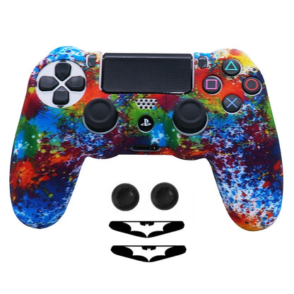 Soft Silicone Case Cover For PS 4 Controle Shell For PS4 Controller Skin Gamepad Joystick Controle Cases Covers