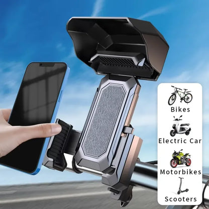 Waterproof Motorcycle Phone Holder With Removable Cover for Cell Phones