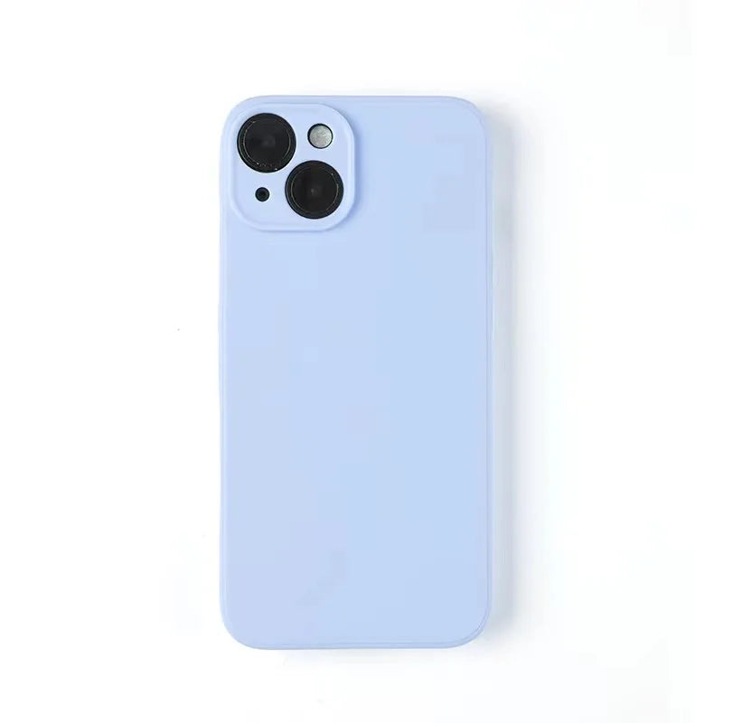 Luxury Silicone Phone Case for iPhone 11 12 13 14 15 Pro Max Mini Soft Candy Cover for iPhone XR XS Max 7 8 Plus SE 2020 Cases