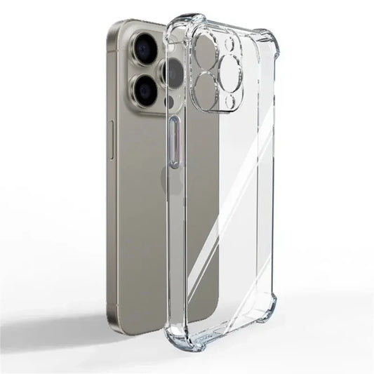 Case For iphone 13 Pro Case iphone 11 12 13 mini 14 15 16 Pro Max Cover Shockproof Clear Silicone Cover Cases
