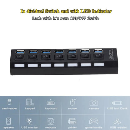 USB Hub 3.0 USB Splitter Several Ports Multi USB Hub 3.0 Power Adapter Extender Computer Accessories Switch USB for Home